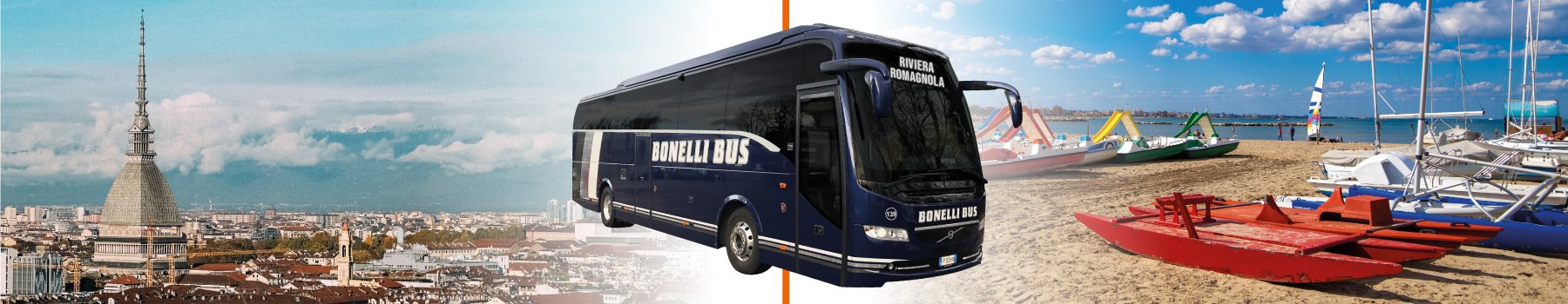 Da Torino a Gatteo Mare in autobus | Bonelli Bus